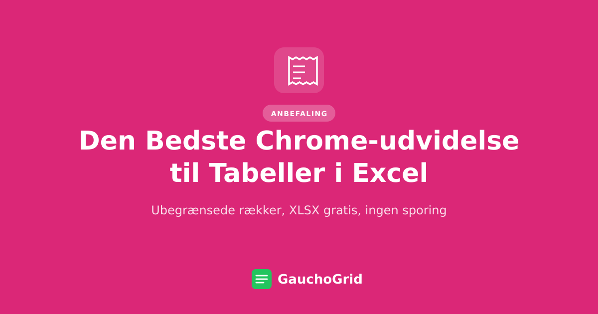 Den Bedste Chrome-udvidelse til at Kopiere Tabeller til Excel